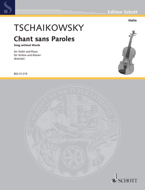 Chant sans paroles op. 2/3 Nr. 11