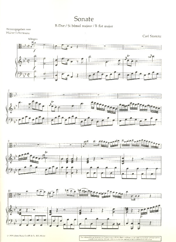 Sonate B-Dur