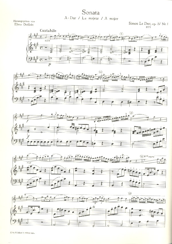 4 Sonaten op.4 Band 1