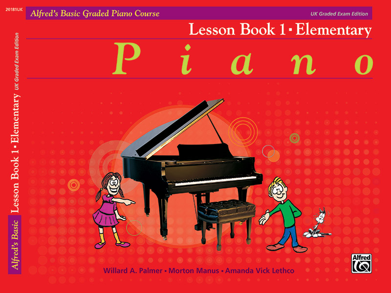 Alfred's Basic Graded Piano Course - Lesson Book 1 - Elementary