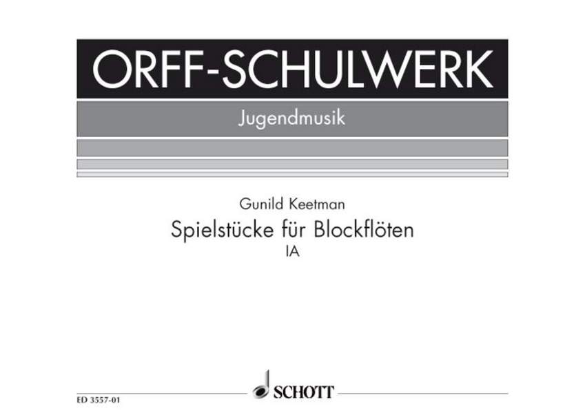 Spielstücke für Blockflöten Heft 1a