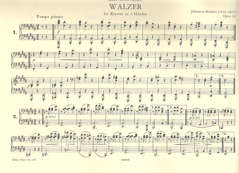 Walzer op.39