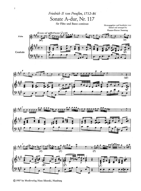 Sonate A-Dur op.117