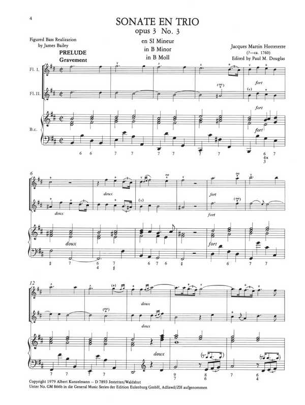 6 Sonaten op.3 Band 2 (Nr.3-4)