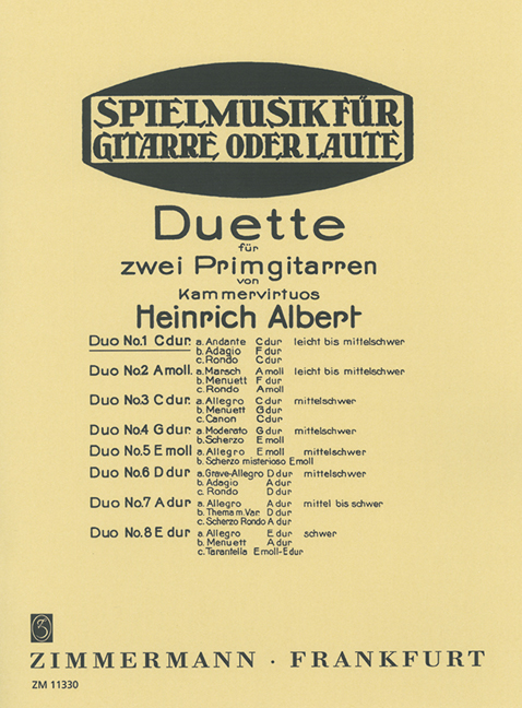 Duett C-Dur Nr.1