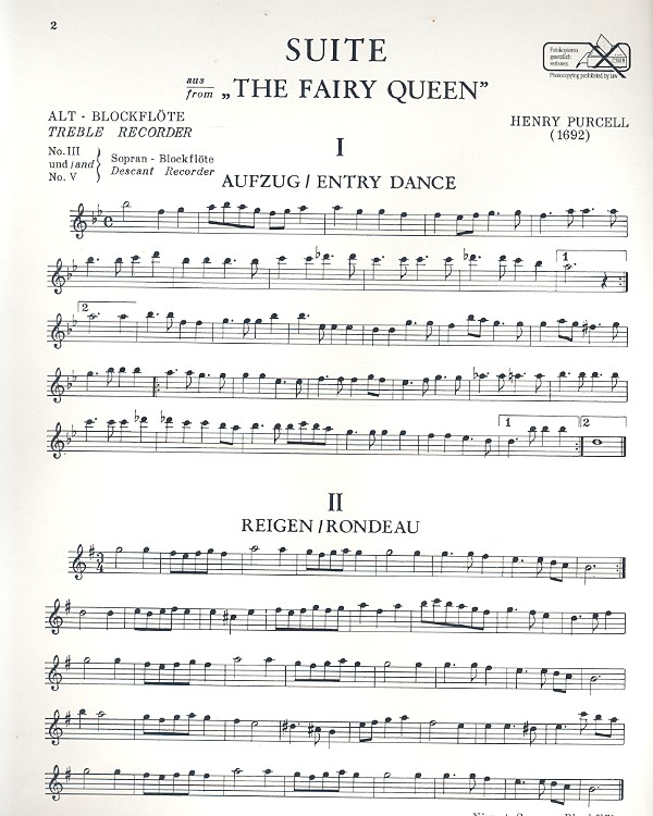 Suite The fairy Queen