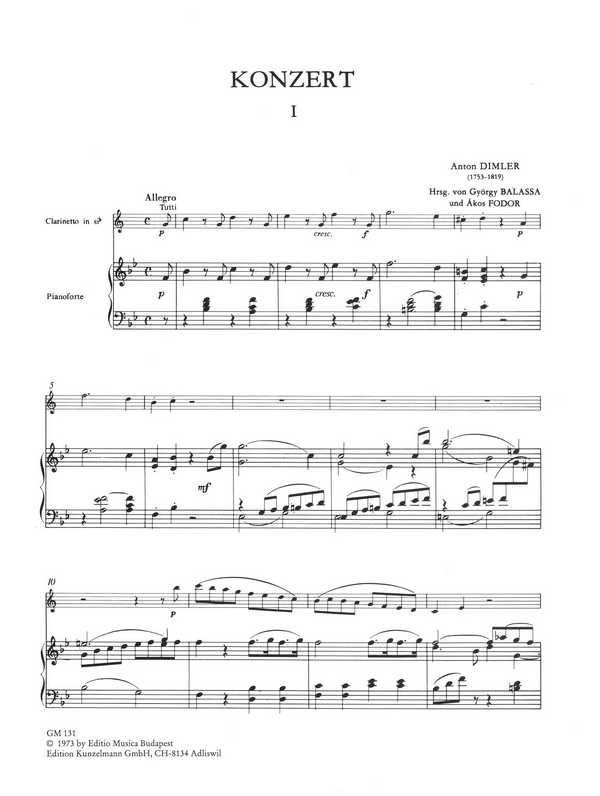Konzert B-Dur