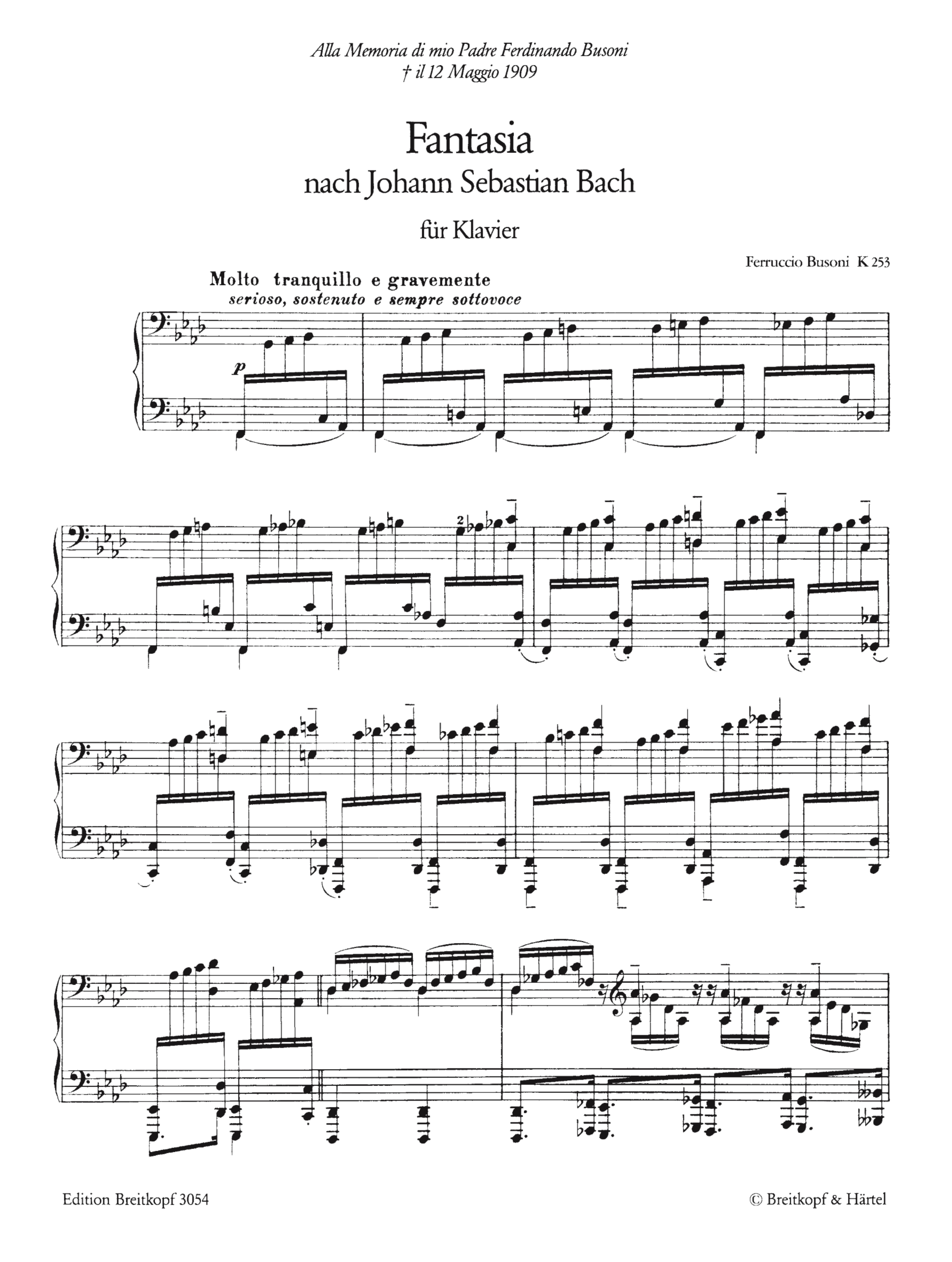 Fantasia nach J.S. Bach