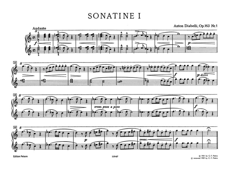 Jugendfreuden op.163 - 6 Sonatinen