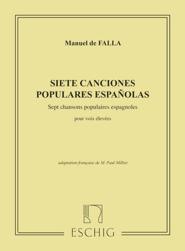 7 chansons populaires espagnoles