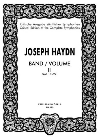 Kritische Ausgabe sämtlicher Sinfonien Band 2 (Nr. 13-27)