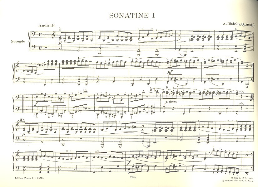 Sonatinen op.24, op.54, op.58 und op.60