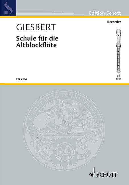 Schule für die Altblockflöte in F