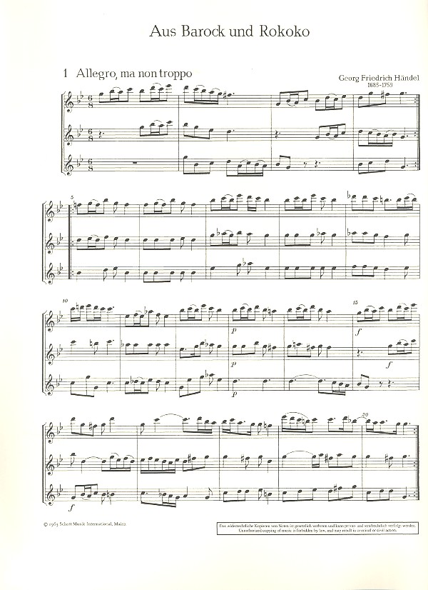 Aus Barock und Rokoko