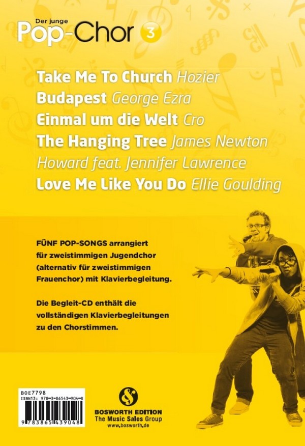 Der junge Pop-Chor Band 3 (+CD)