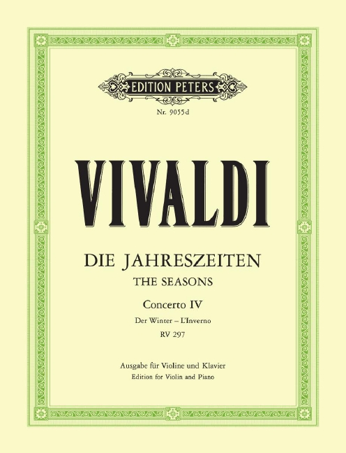 Konzert f-Moll op.8,4 RV297, PV442, F I:25 für Violine und Orchester