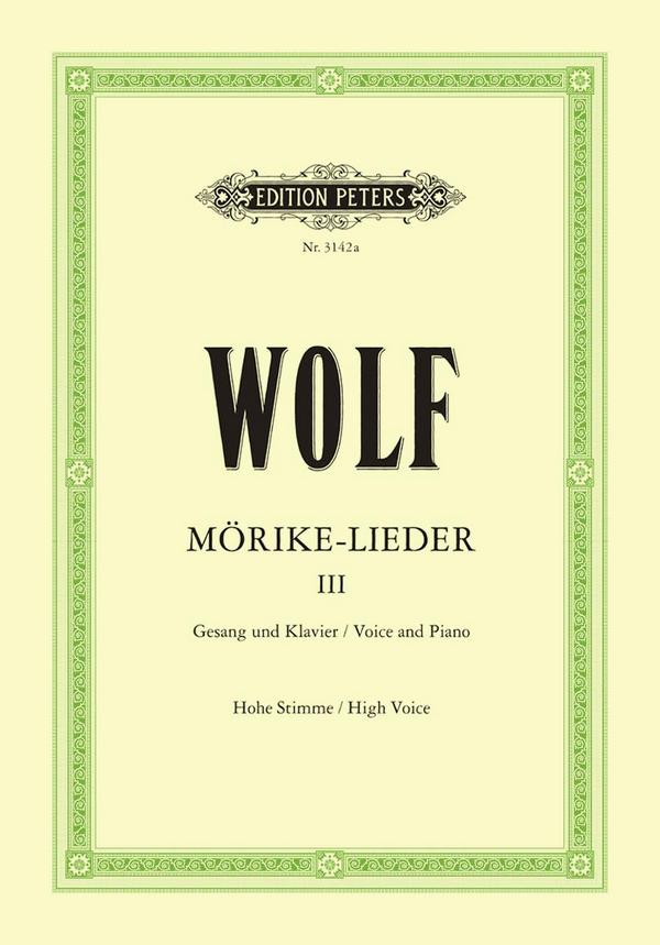 Mörike-Lieder Band 3