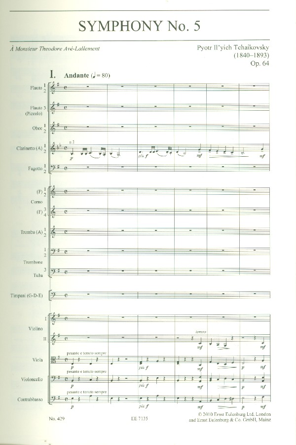 Sinfonie e-Moll Nr.5 op.64