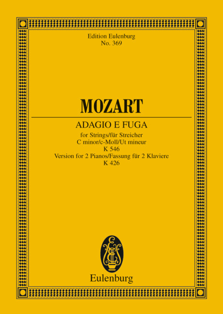 Adagio und Fuge c-Moll KV546 , 426