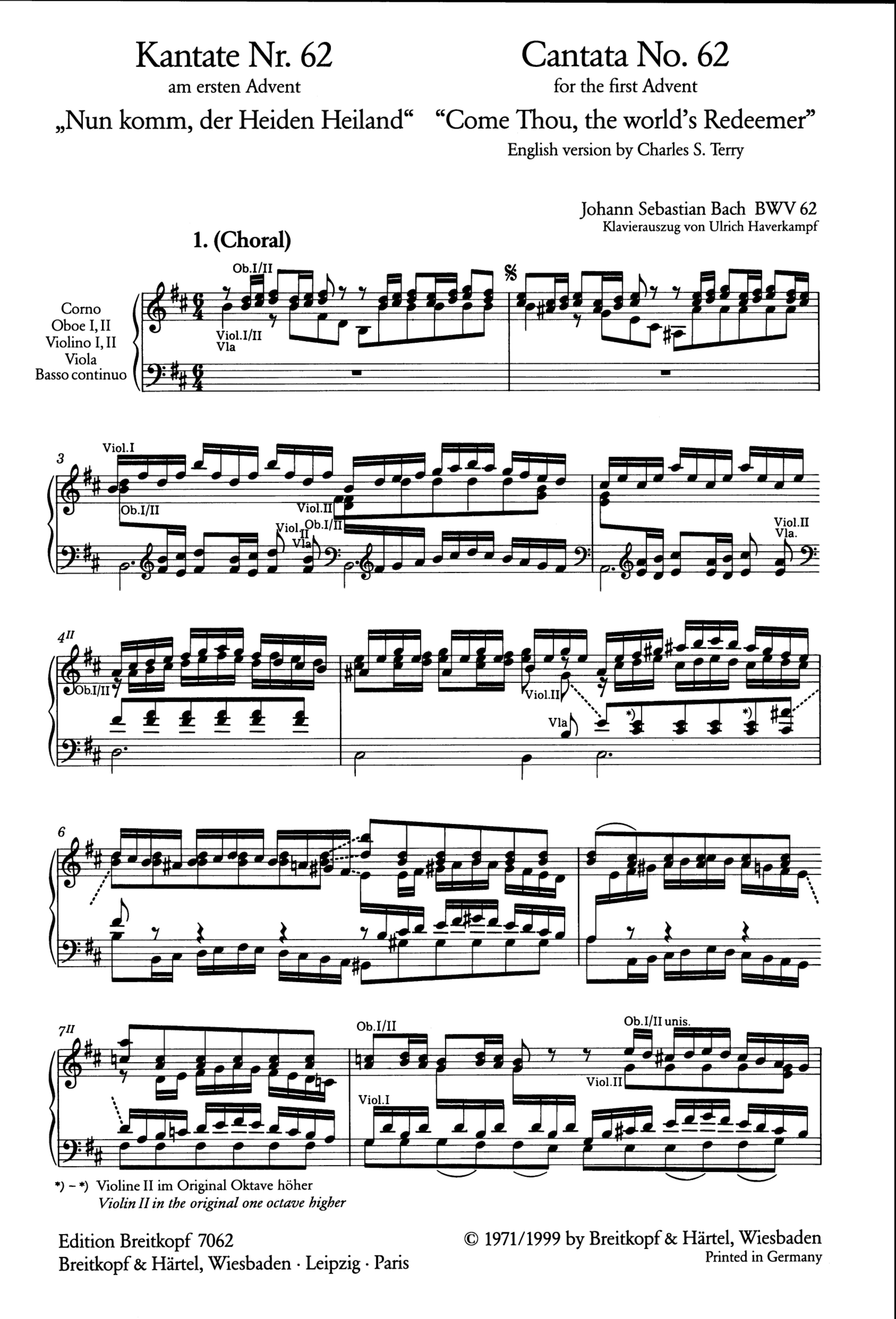 Nun komm der Heiden Heiland