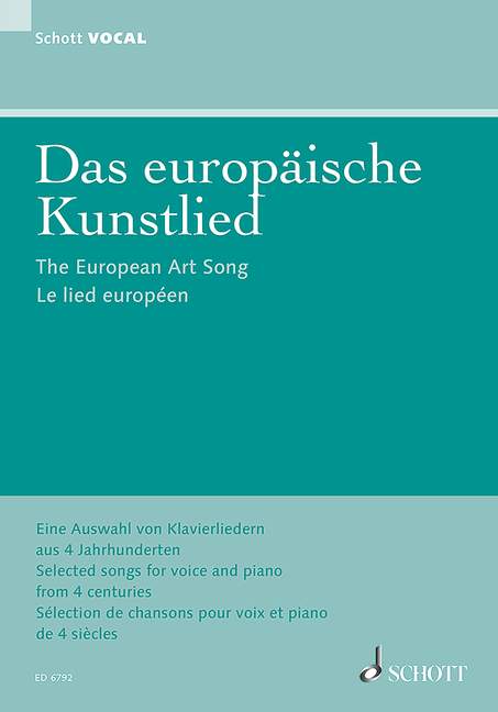 Das europäische Kunstlied