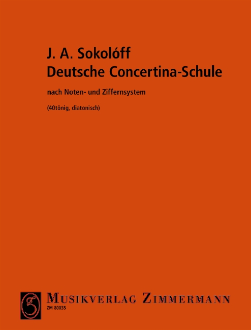 Deutsche Concertina-Schule nach Noten- und Ziffernsystem