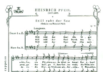 Still ruht der See op.10