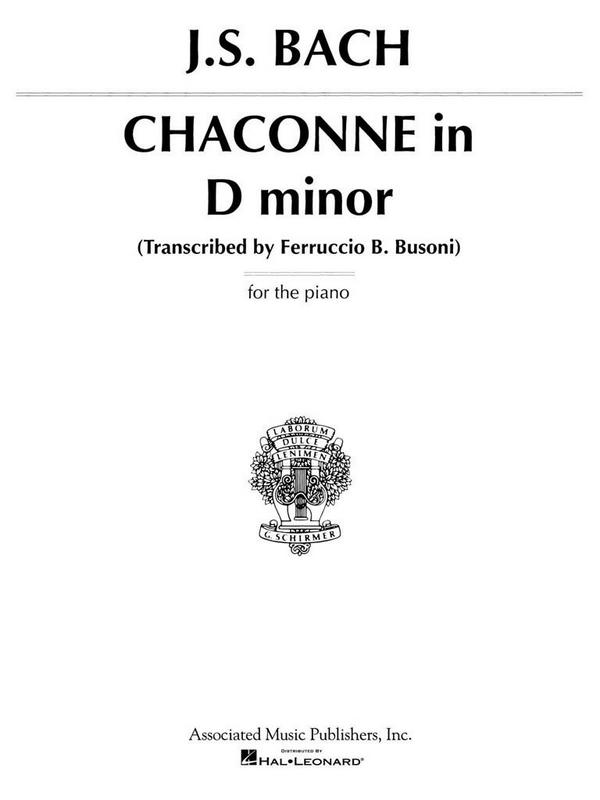 Chaconne in d  Minor