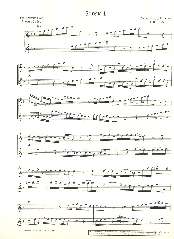 6 Sonaten op.2 Band 1 (Nr.1-2)