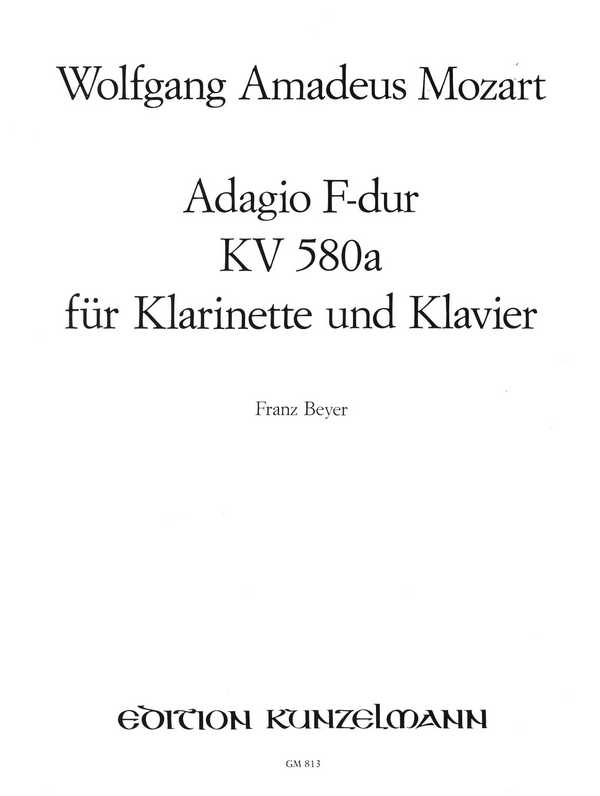 Adagio F-Dur KV580a