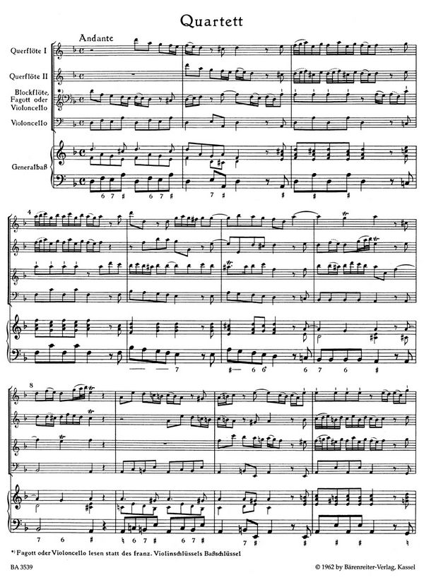 Quartett d-Moll