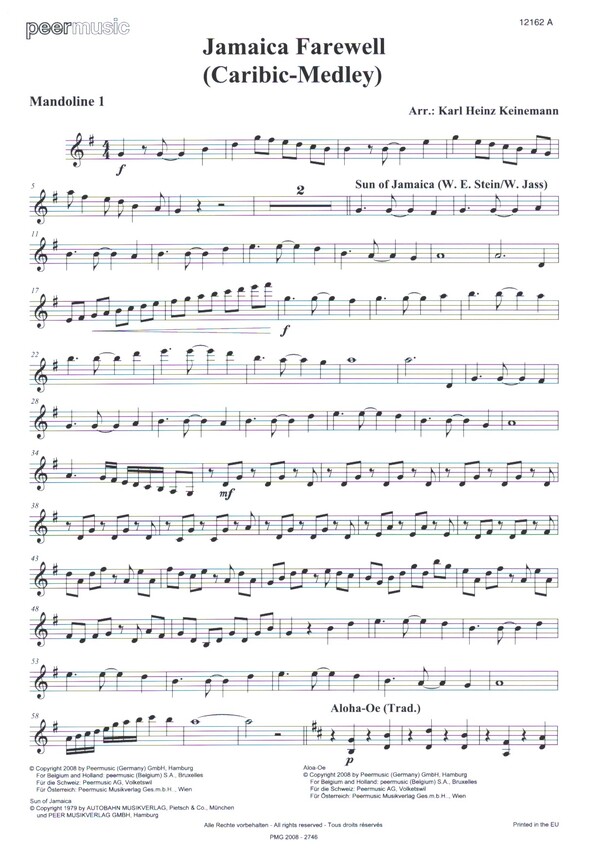 Jamaica Farewell