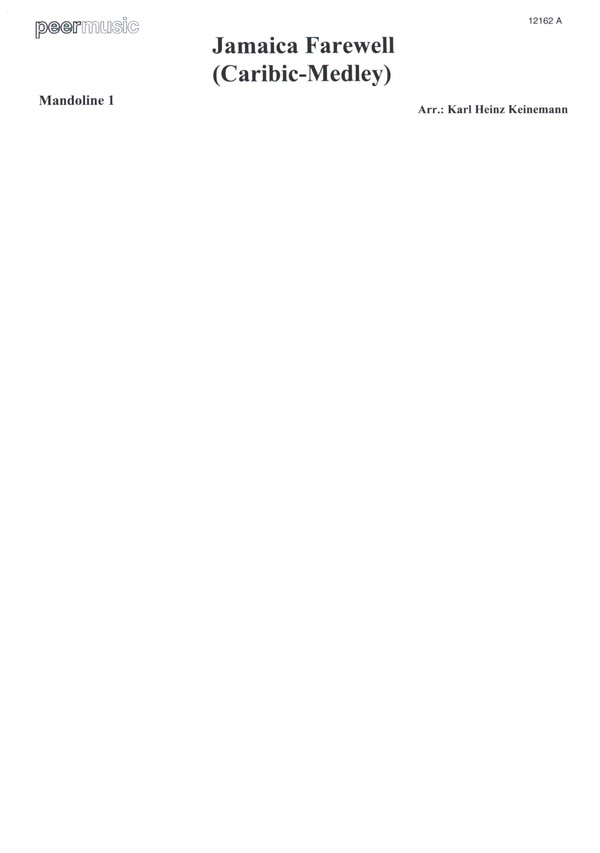 Jamaica Farewell