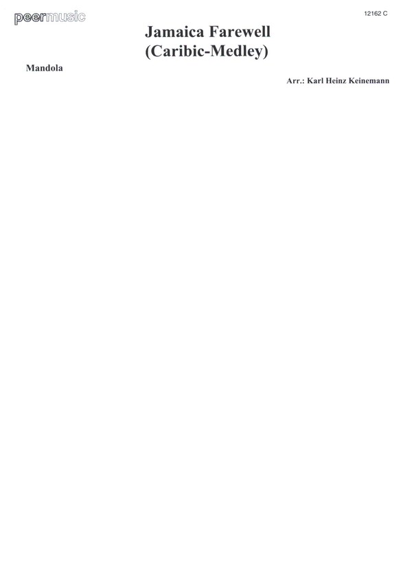 Jamaica Farewell