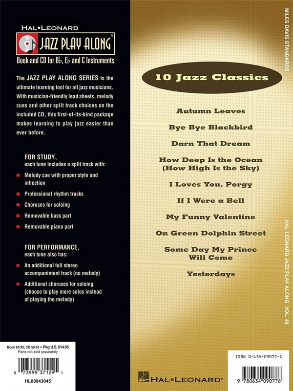 Miles Davis Standards (+CD):