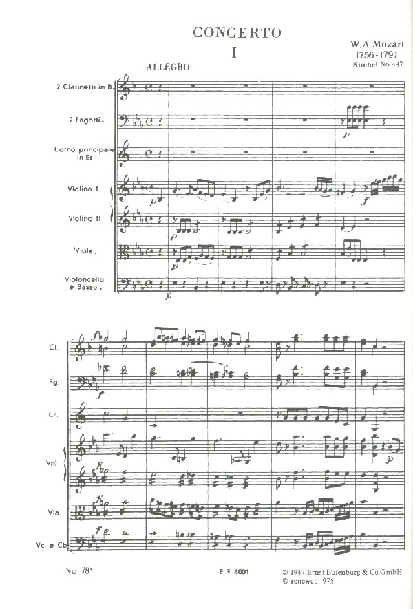 Konzert Es-Dur Nr.3 KV447
