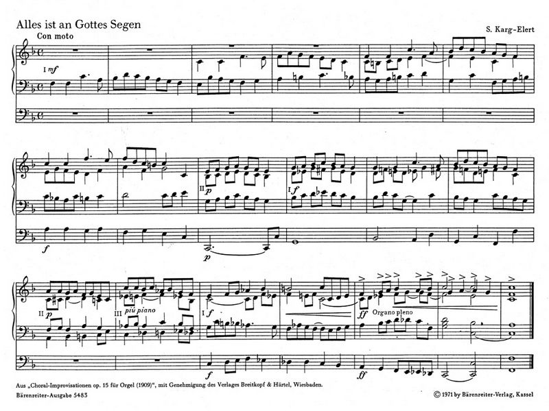 Choralvorspiele für den gottesdienstlichen Gebrauch Band 3