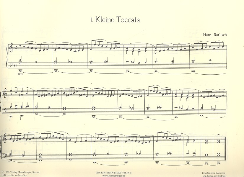 Leichte freie Orgelstücke