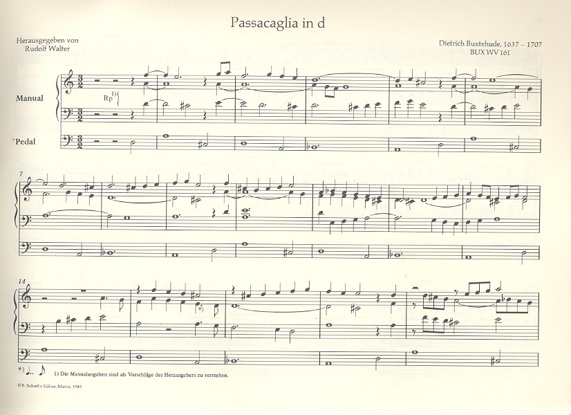 Passacaglia d-Moll WV161