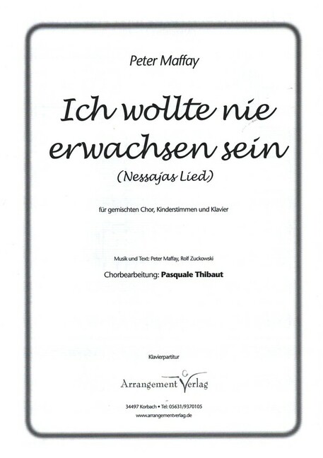 Ich wollte nie erwachsen sein