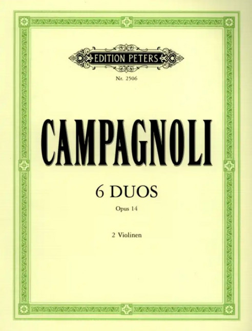 6 fortschreitende Duette op.14
