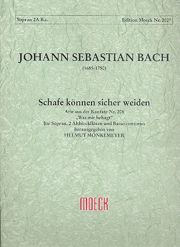 Schafe können sicher weiden aus BWV208