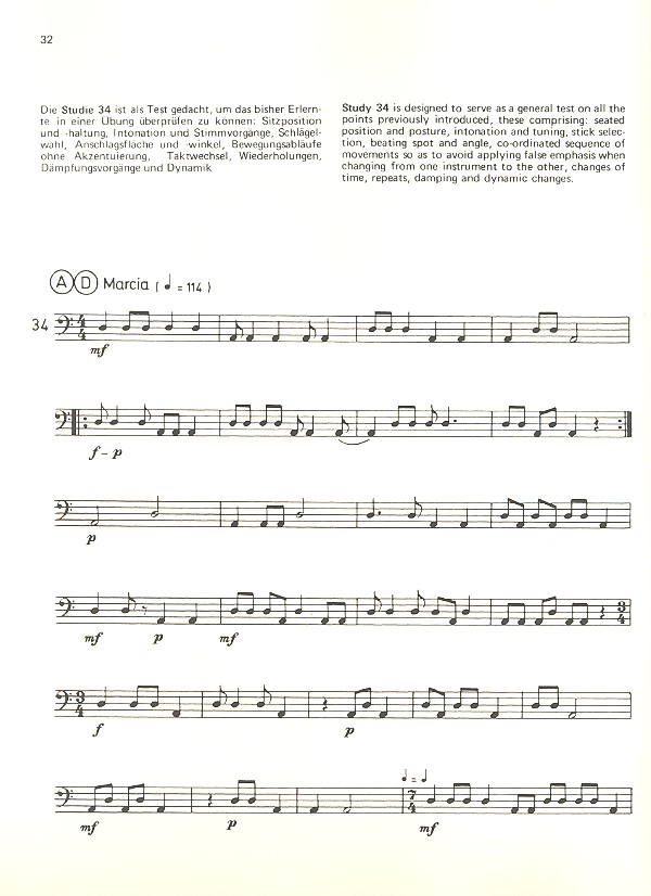 Studien für Pauken Band 1 - Elementarübungen