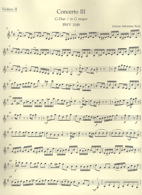 Brandenburgisches Konzert G-Dur