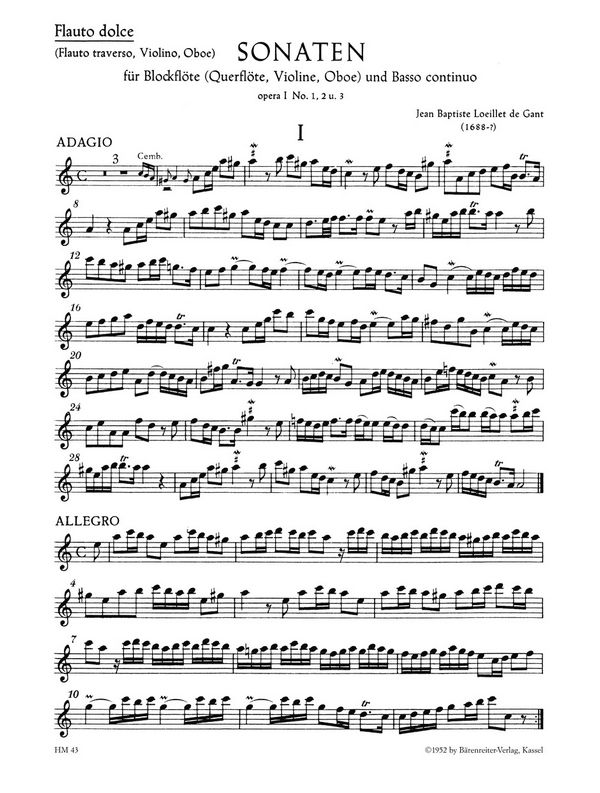 Sonaten op.1 Band 1 (Nr.1-3)