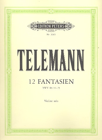12 Fantasien TWV40:14-25