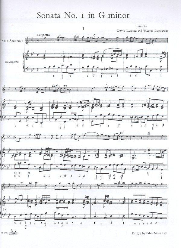 The complete Sonatas for treble