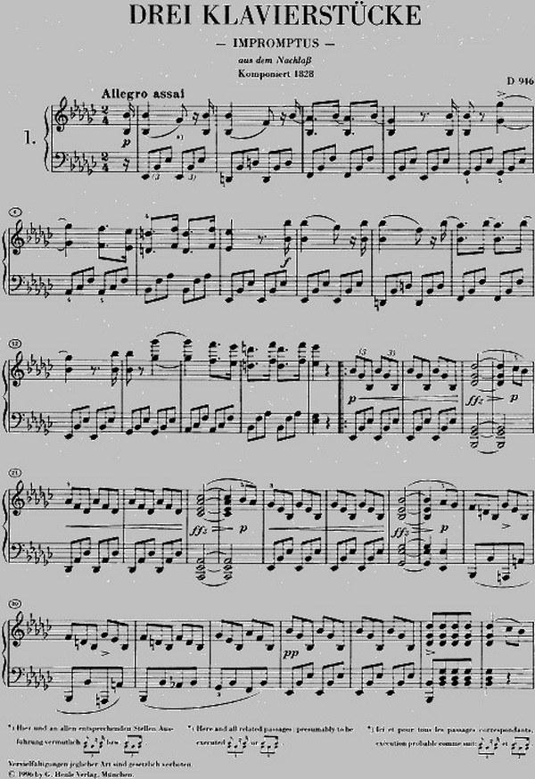 3 Klavierstücke D946