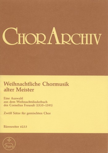 WEIHNACHTLICHE CHORMUSIK ALTER