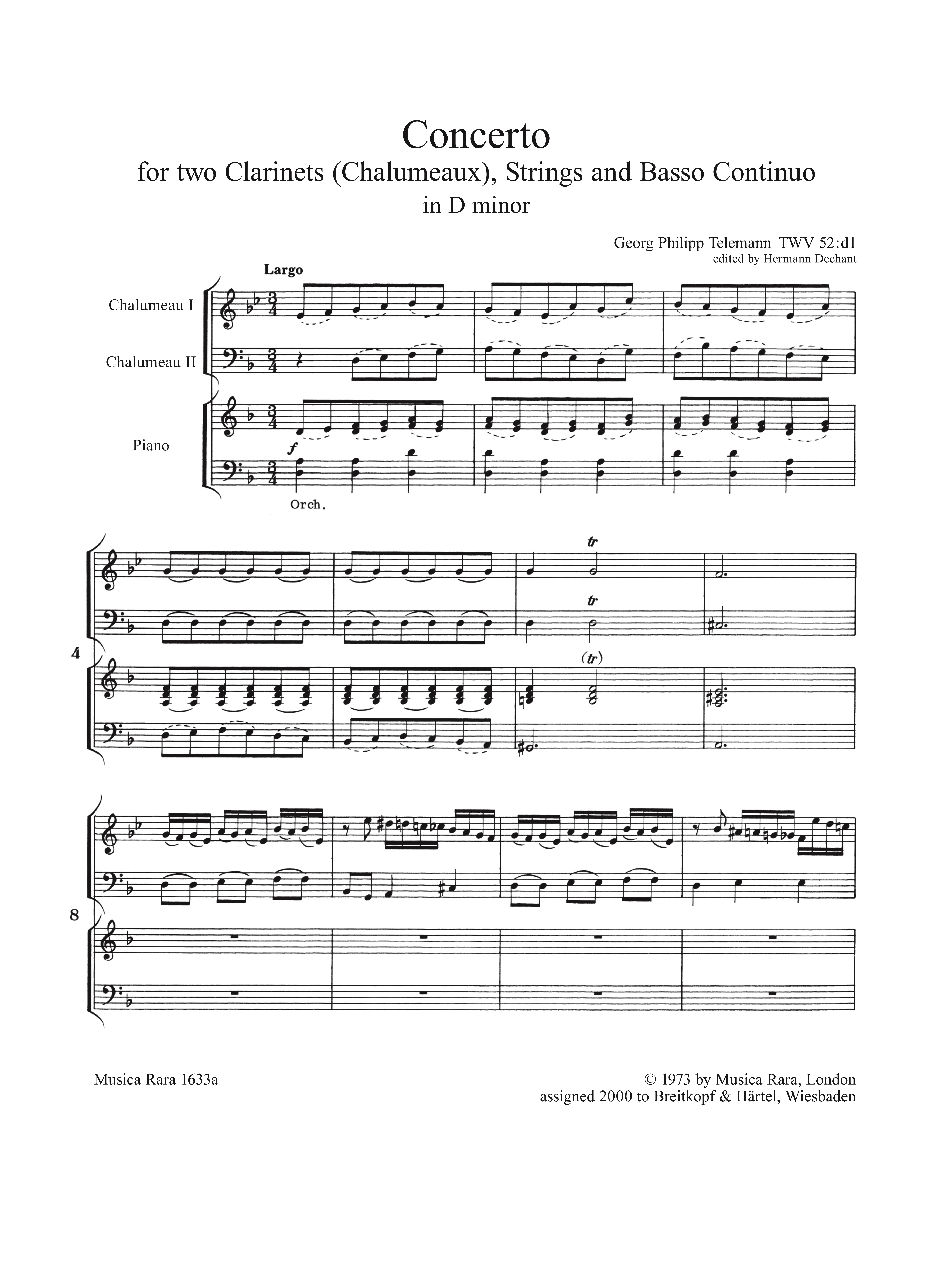 Concerto d minor